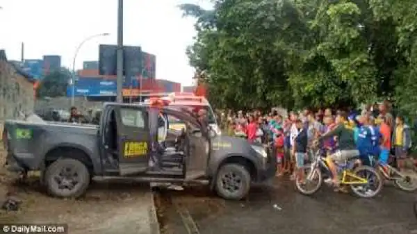 Photos: Olympic Soldier Shot Dead, Colleagues Wounded After Running Into Drug Gangs